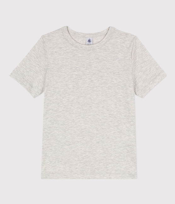 Camiseta L'ICONIQUE abrigada para mujer gris BELUGA CHINE