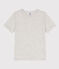 Camiseta L'ICONIQUE abrigada para mujer gris BELUGA CHINE