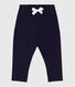 Pantalón liso de algodón para bebé