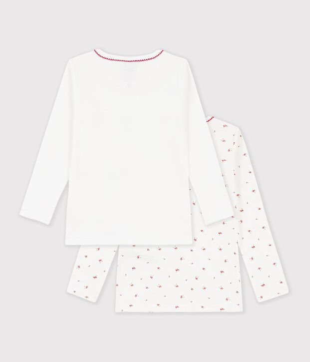 Juego de camisetas infantiles de algod&oacute;n de manga larga con estampado multicolor