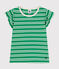 Camiseta de punto ligero a rayas para niña PRADO/ AVALANCHE