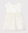 Vestido para bebé niña blanco MARSHMALLOW/amarillo OR
