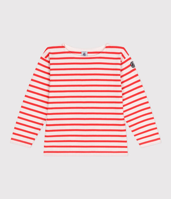 Marinera infantil unisex de algodón de manga larga rosa FLEUR/ SPICY