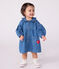 Vestido denim de manga larga con cuello para bebé azul DENIM CLAIR