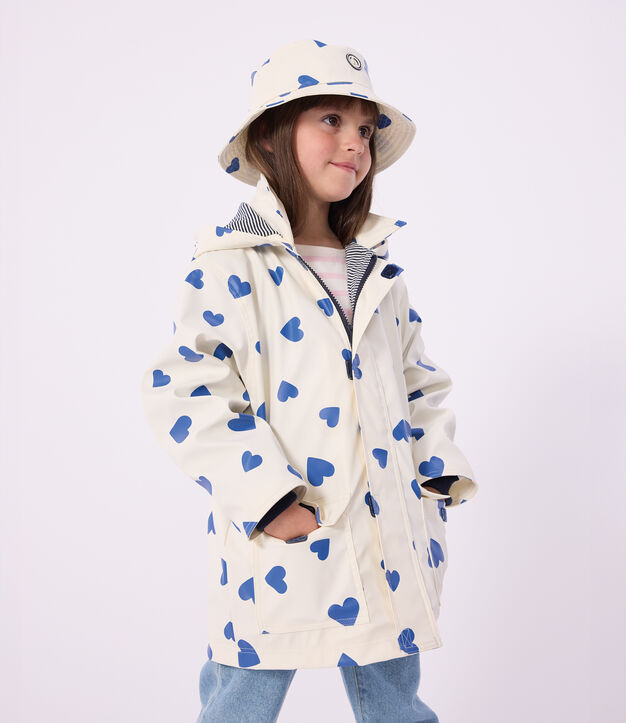 Chubasquero ic&oacute;nico infantil azul/azul