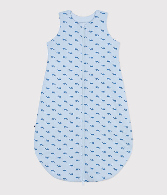 Saco de algodón para bebé con estampado de ballenas TOG 2 azul TOUDOU/ ALASKA
