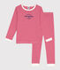 Pijama de algodón milrayas para niño/niña