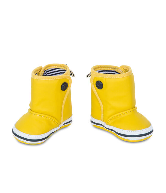 Exterior impermeable amarillo e interior de algodón milrayas. amarillo JAUNE