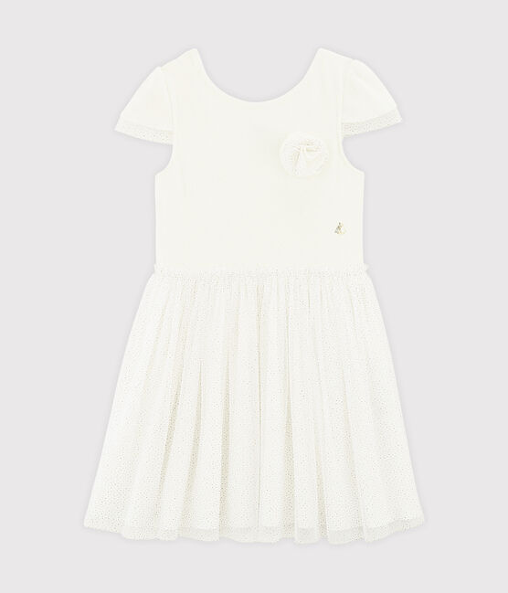 Vestido de ceremonia de niña blanco MARSHMALLOW