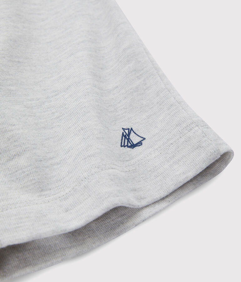 Bermudas de punto medio para ni&ntilde;o gris