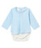 Body camiseta para bebé niño de manga larga azul FRAICHEUR