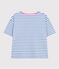 Camiseta la Boxy de algodón de mujer GAULOISE/ MARSHMALLOW