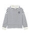 Sudadera de niño blanco MARSHMALLOW/azul SMOKING