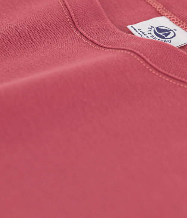 Camiseta L'ICONIQUE de algod&oacute;n con cuello redondo para mujer rosa