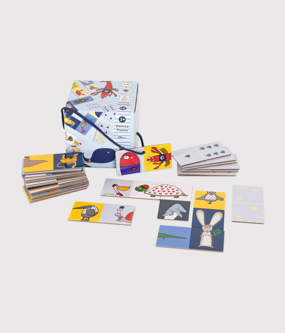 Juego de dominó y rompecabezas – Djeco x Petit Bateau variante 1