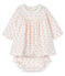 Conjunto 2 piezas para bebé niña blanco MARSHMALLOW/rosa GRETEL