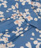 Blusa de popelina estampada para niña azul BEACH/ MULTICO