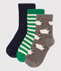 Juego de 3 pares de calcetines para niño