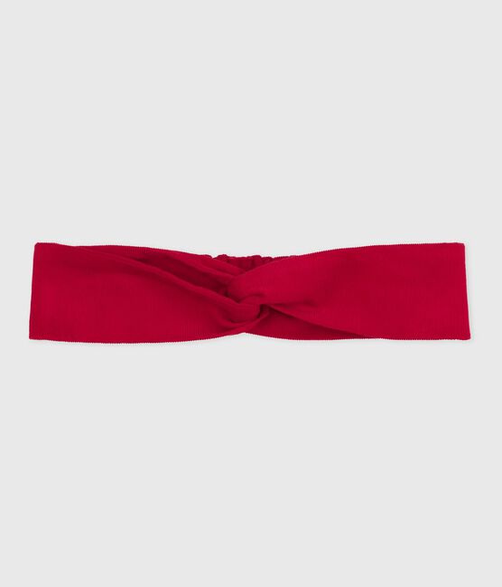 Diadema infantil de terciopelo rojo TERKUIT
