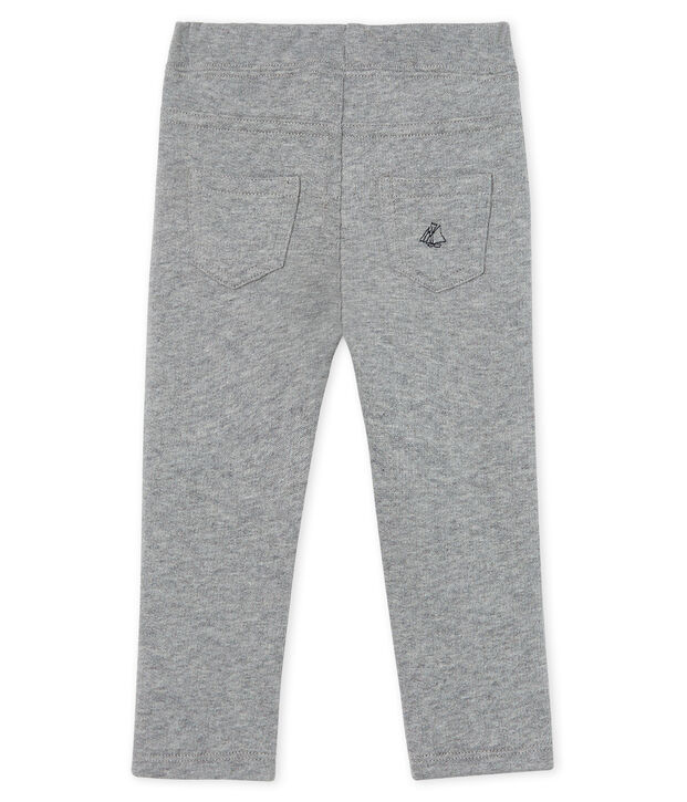 Pantal&oacute;n de mulet&oacute;n c&aacute;lido para beb&eacute; ni&ntilde;o gris