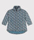 Chaqueta acolchada semilarga estampada para niña