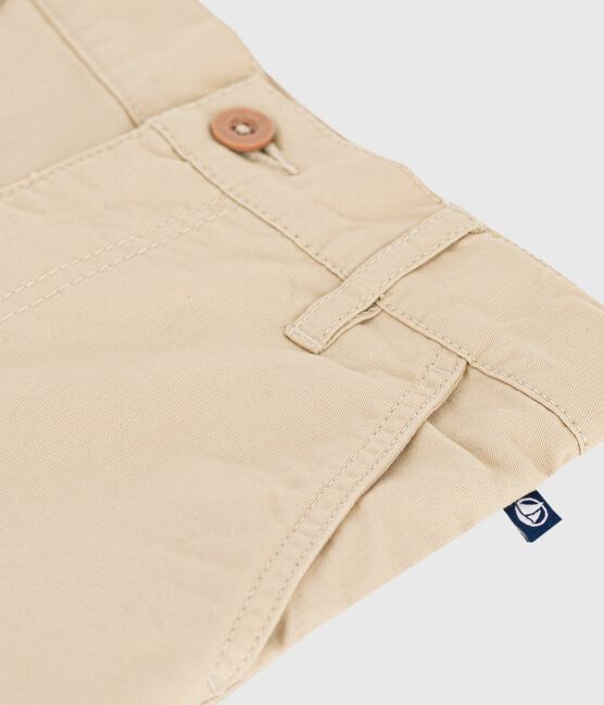 Pantalón infantil de algodón beige SANDER