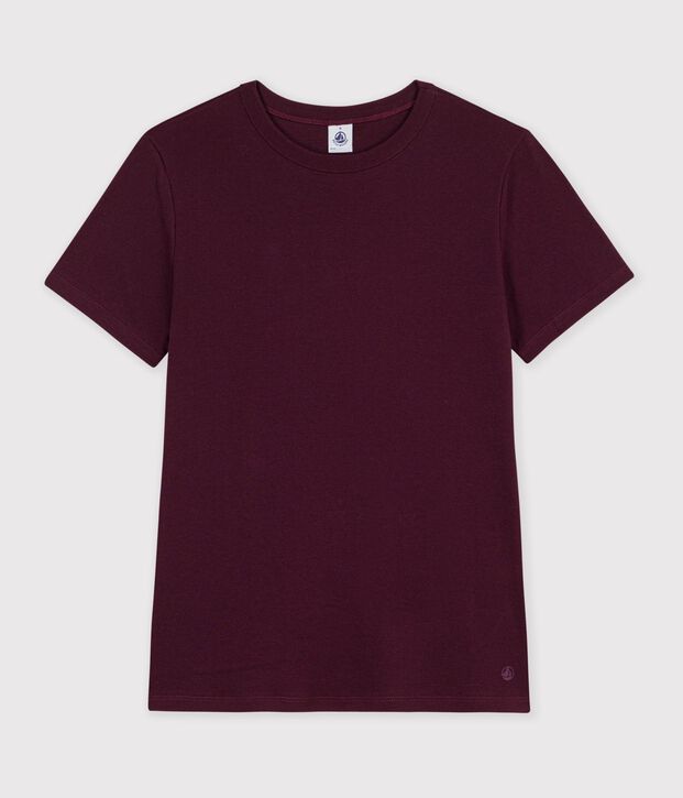 Camiseta lisa de algod&oacute;n de manga corta para mujer MOON