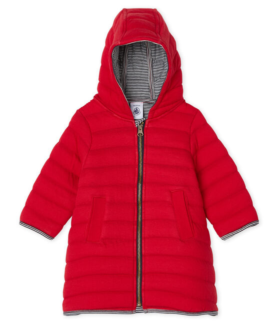 Cárdigan de tela túbica acolchada para bebé niña rojo TERKUIT CN