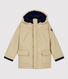 Parka de algodón revestido de niño