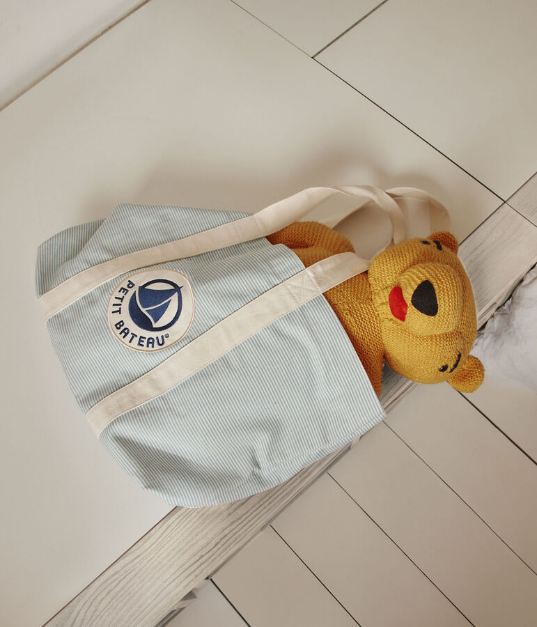 Bolsa de playa de algod&oacute;n multicolor