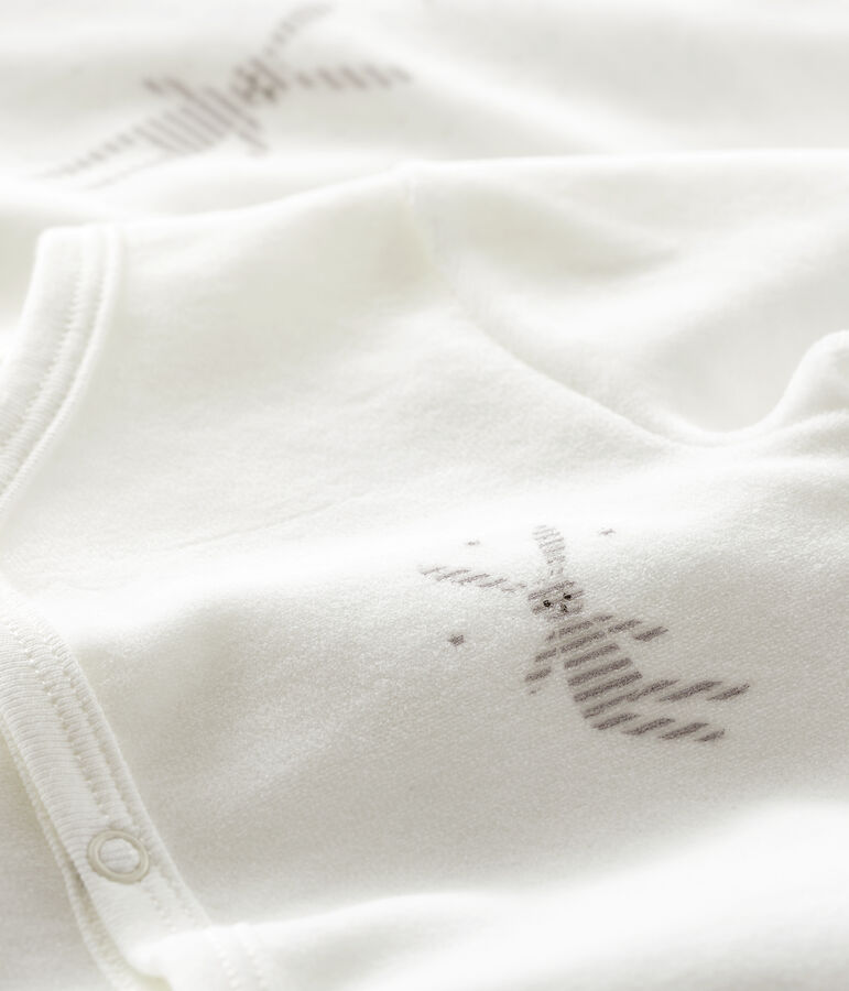 D&uacute;o de pijamas de terciopelo para beb&eacute; variante 1