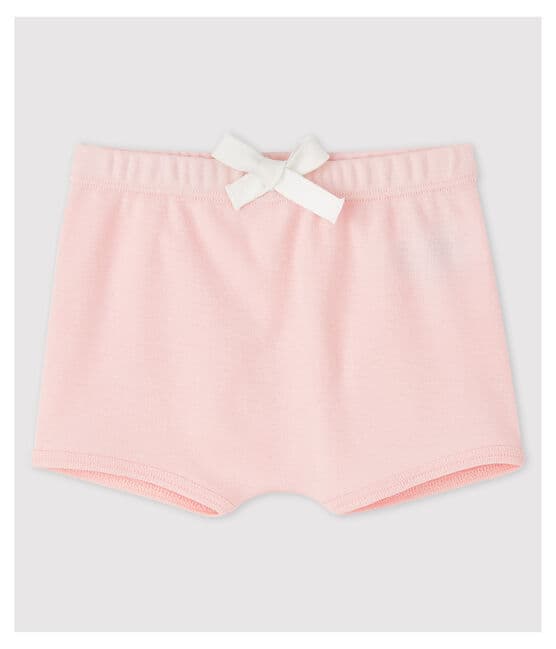 Pantalón corto de algodón de bebé rosa MINOIS