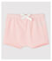 Pantalón corto de algodón de bebé rosa MINOIS