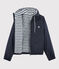 Cortavientos cálido reversible unisex azul SMOKING