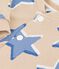 Mono largo de algod&oacute;n con estampado de estrellas para beb&eacute; beige/multicolor