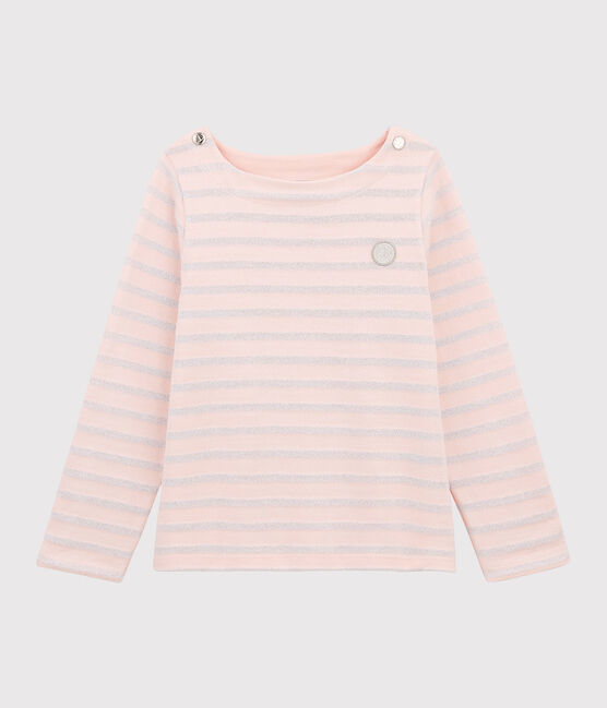Jersey marinero para niña rosa MINOIS/ ARGENT