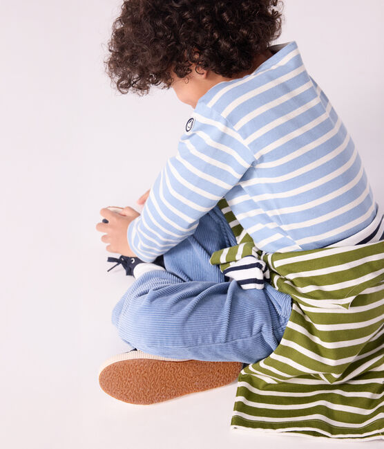 Marinera infantil de algodón azul ADRIATIC/ MILK