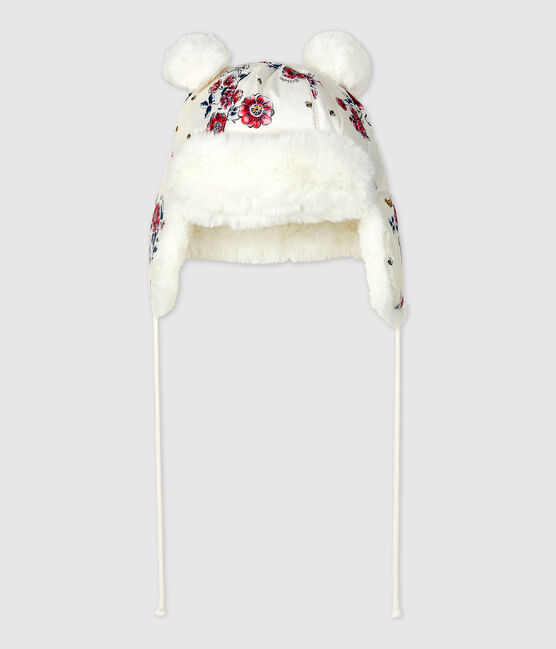 Gorro «chapka» impermeable de bebé. blanco MARSHMALLOW/blanco MULTICO