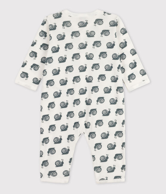 Pelele sin pies para bebé blanco MARSHMALLOW/ DUCKY