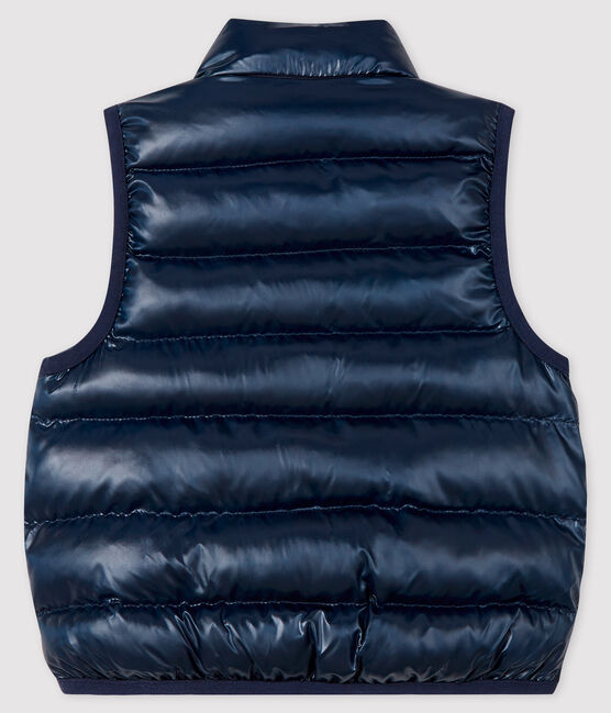 Chaqueta alcolchada reversible para bebé azul SMOKING