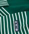 Camiseta marinera de algod&oacute;n para mujer verde/blanco