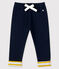 Pantalón de tejido túbico para bebé niño azul SMOKING