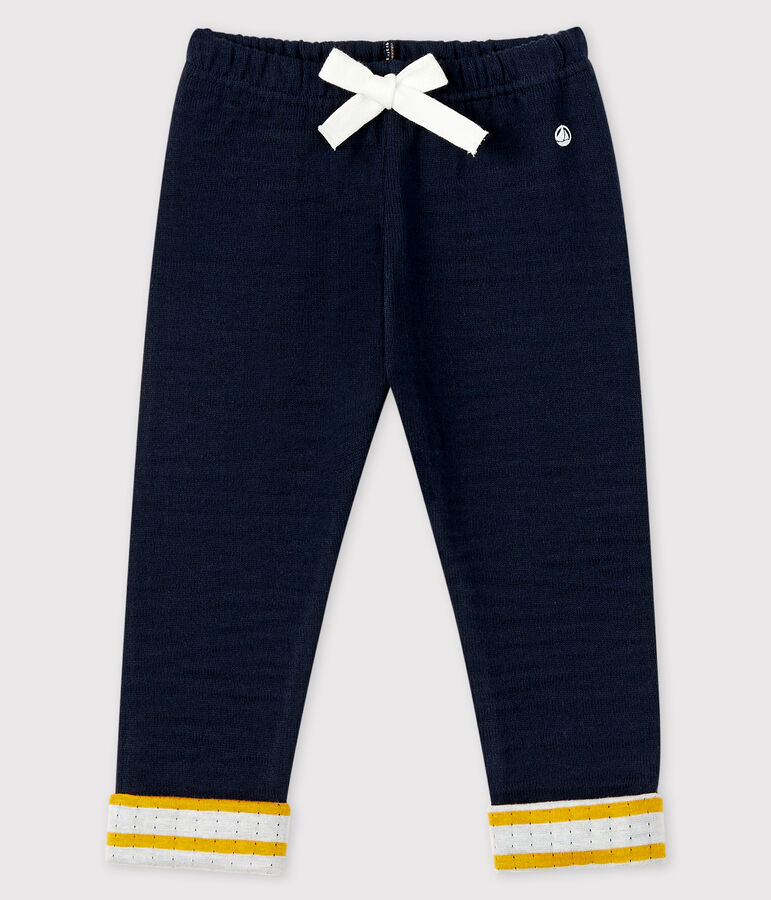 Pantal&oacute;n de tejido t&uacute;bico para beb&eacute; ni&ntilde;o azul