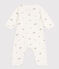 Bodyjama de algodón estampado blanco MARSHMALLOW/blanco MULTICO