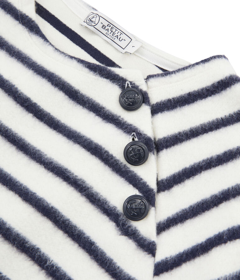 Marinera muy suave de mujer blanco/azul