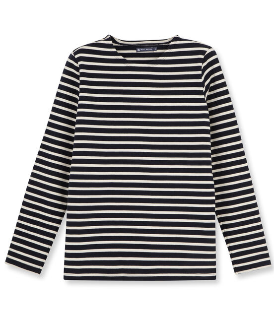 Jersey marinero icónico para hombre azul SMOKING/beige COQUILLE
