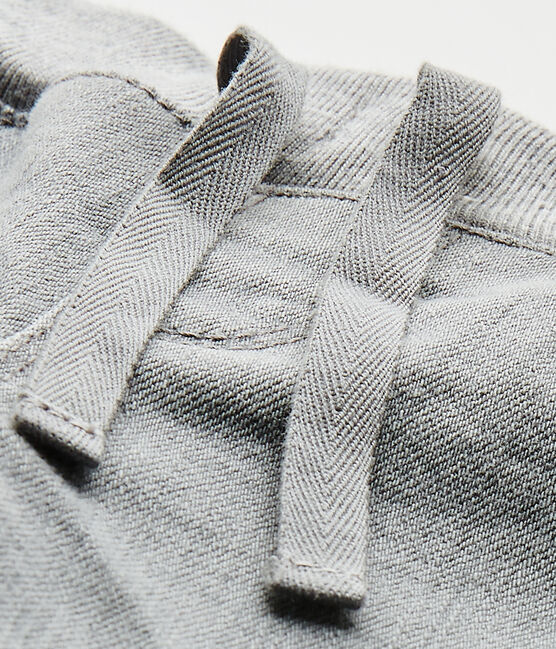 Pantalón bebé niño denim gris Gris