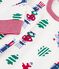 Pijama infantil de mulet&oacute;n con estampado de Navidad blanco/multicolor