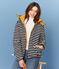 Anorak reversible beige COQUILLE/azul SMOKING/ MULTICO