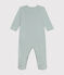 Pijama de algodón a rayas para bebé azul PAUL/blanco MARSHMALLOW